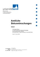 Examination regulations "M.A. Applied Linguistics" (in German) for students enrolled in the M.A. before 2018