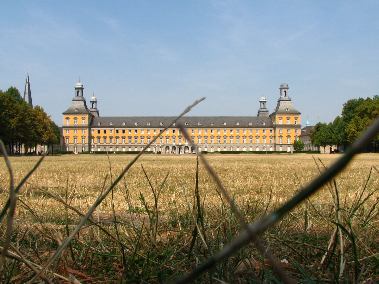 Uni Schloss weit