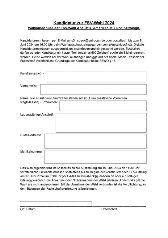 Kandidaturbogen FS Wahl 2024