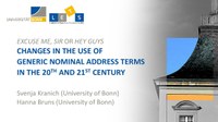 Kranich - Bruns -2022- Changes in the use of generic nominal address terms in the 20th and 21st century.pdf